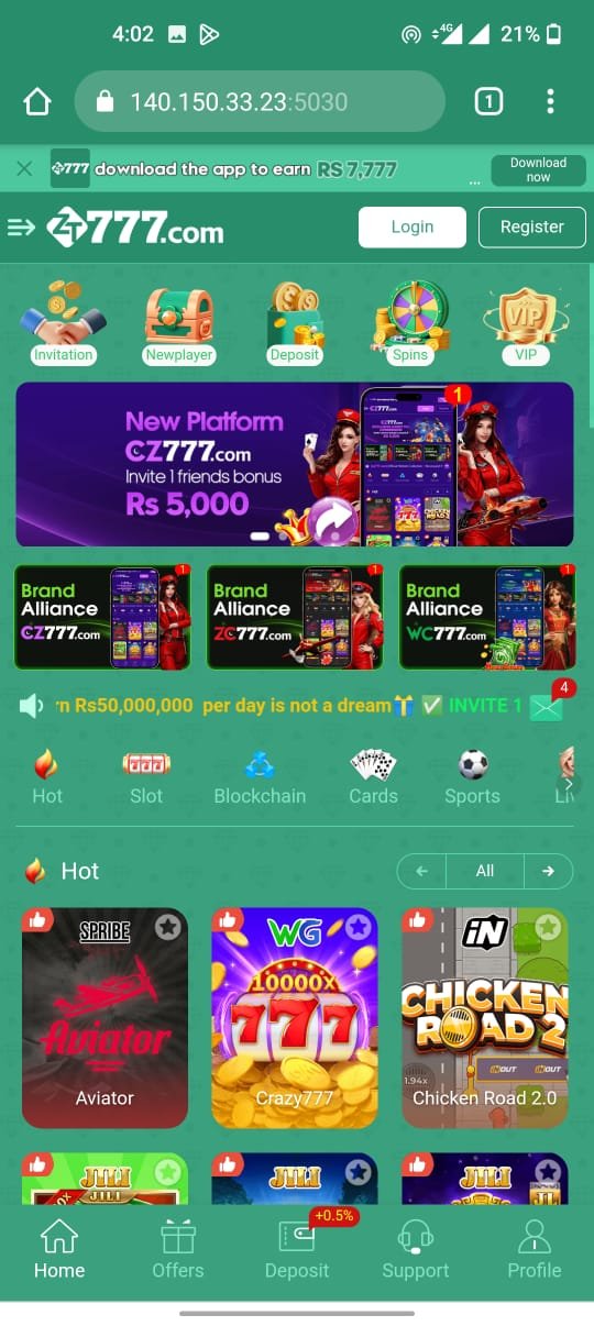 ZT777 Game APK offers